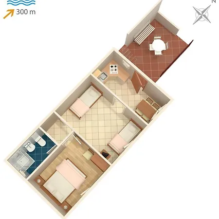 Apartman With Parking Space Sutivan, Brac - 745